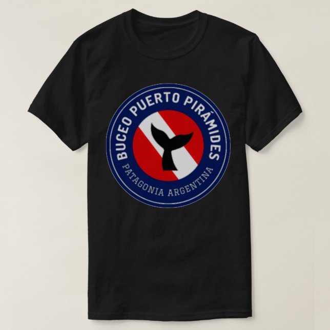 Tauchen Puerto Piramides T-Shirt (Design vorne)