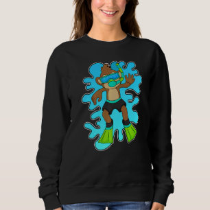 Tauchen Schnorchel Schnorcheln Schwimmbrille Sweatshirt