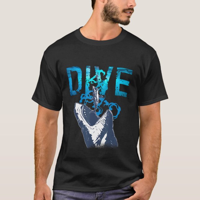 Tauchen Schnorcheln Meeresbiologe Taucher T-Shirt (Vorderseite)