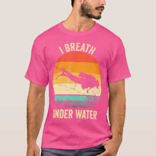 Tauchen Scuba Dive Funny I Breathe Unterwasser T-Shirt