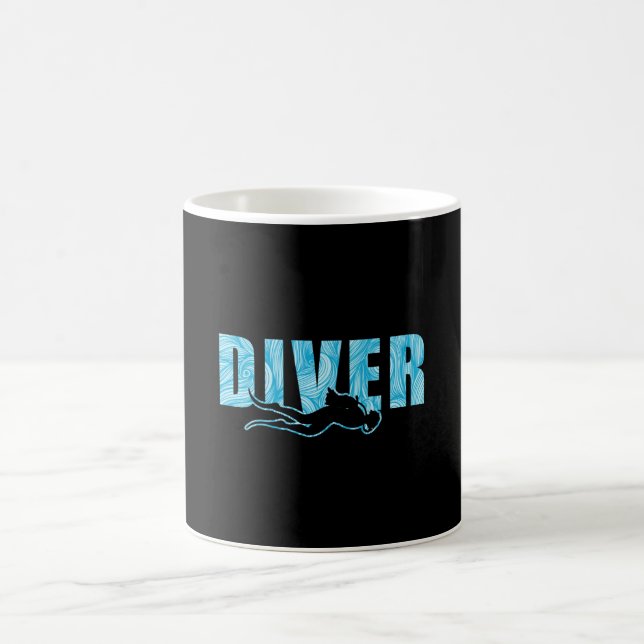 Tauchen Scuba Diving Funny Sea Geschenk Idee Kaffeetasse (Mittel)