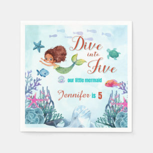 Tauchen Sie ein in das 5. Geburtstagskind von Five Serviette