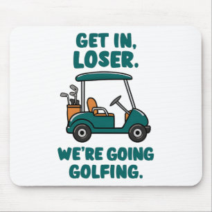 Tauchen Sie ein in den Golfplatz von Funny Retro G Mousepad