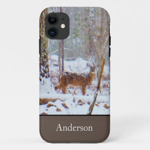 Tauchen Sie ein in den Schnee, Hirsch im Arrowhad- Case-Mate iPhone Hülle
