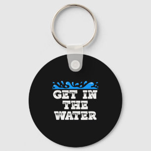 Tauchen Sie ein in den Wasserschwimmertrainer Schlüsselanhänger