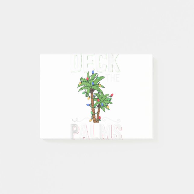 Tauchen Sie ein in die tropische hawaii-Palme Post-it Klebezettel (Vorderseite)
