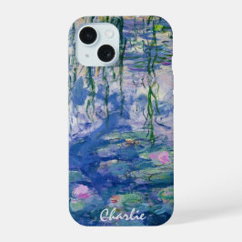 Tauchen Sie ein in Monets Seerosen! | Anpassbar iPhone 15 Hülle