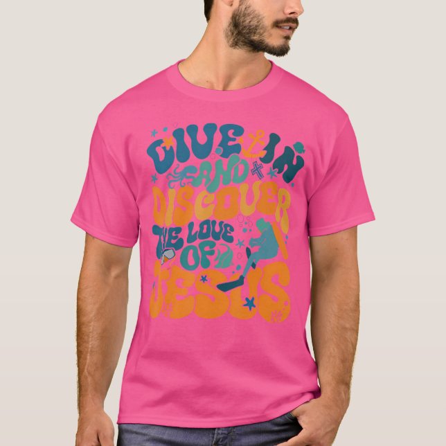 Tauchen Sie ein und entdecken Sie die Liebe von Je T-Shirt (Vorderseite)