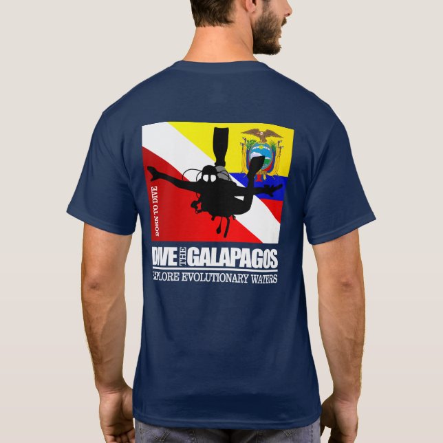 Tauchen Sie Galapagos DF2 T-Shirt (Rückseite)