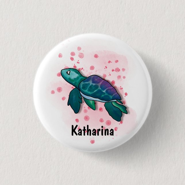 Tauchen Sie mit Schildkröten in die Magie des Ozea Button (Vorderseite)