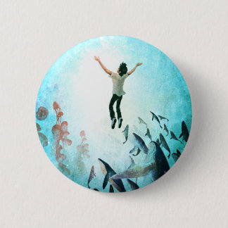 Tauchen Sie Ozean unter Button