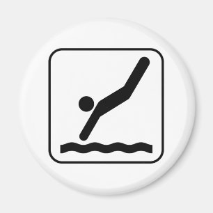 Tauchen-Symbol-Magnet Magnet