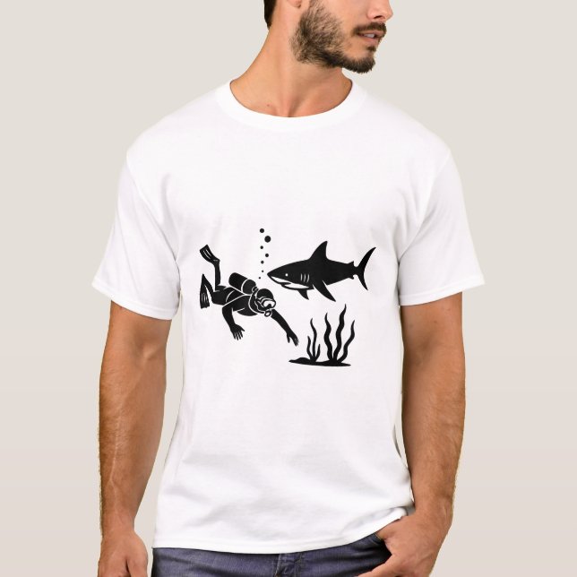 Tauchen T-Shirt (Vorderseite)