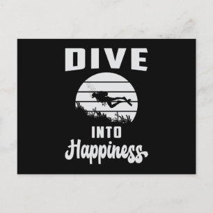 Tauchen Tauchen Sea Scuba Tauchen Funny Geschenk I Postkarte