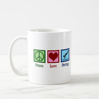Tauchen Team Peace Liebe Tauchen Kaffeetasse