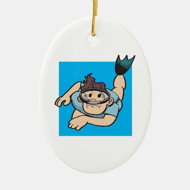 Tauchen unten keramikornament (Vorne)