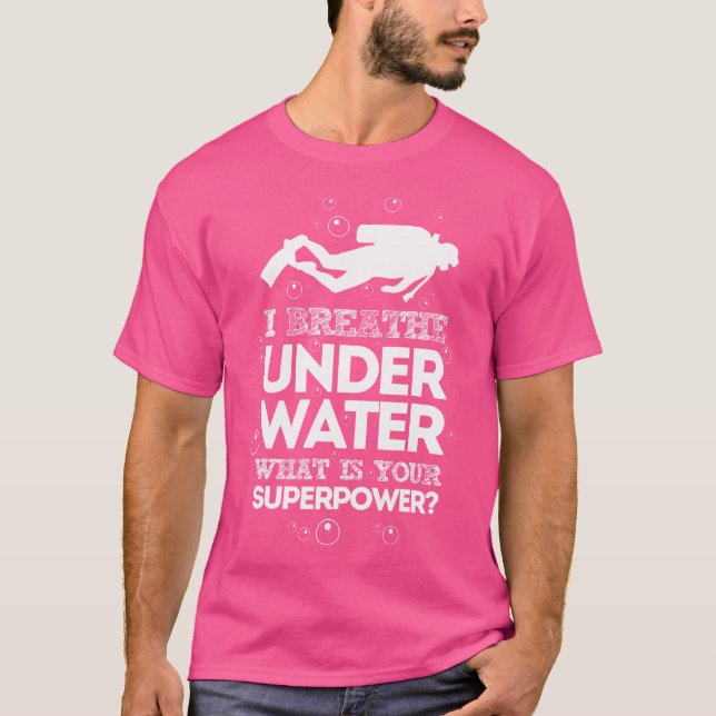 Tauchen unter Wasser T-Shirt (Vorderseite)
