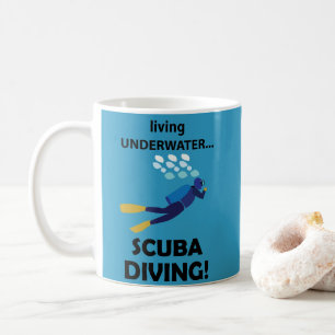Tauchen unter Wasser Tauchen Kaffeetasse