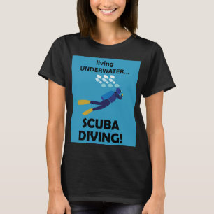 Tauchen unter Wasser Tauchen T-Shirt