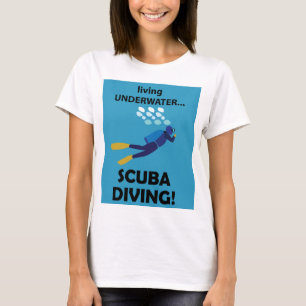 Tauchen unter Wasser Tauchen T-Shirt