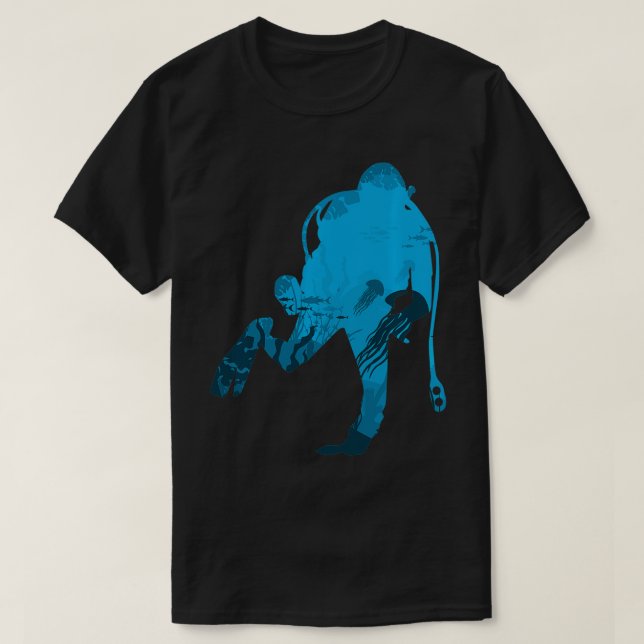 Tauchen unter Wasserrutsche 2 T-Shirt (Design vorne)