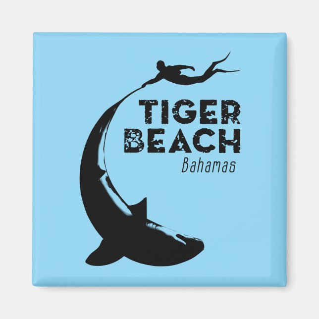 Tauchen von Haifischen am Tiger Beach Magnet (Vorne)