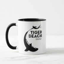 Tauchen von Haifischen am Tiger Beach