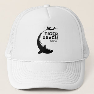 Tauchen von Haifischen am Tiger Beach Truckerkappe
