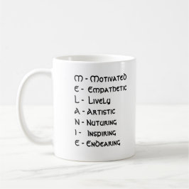 Tauchen wir mit einem Brief in "Melanie" ein! -Mug Kaffeetasse