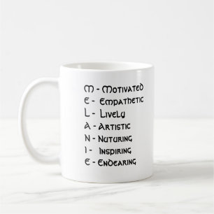 Tauchen wir mit einem Brief in "Melanie" ein! -Mug Kaffeetasse