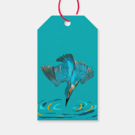 Tauchender Eisvogel Geschenkanhänger