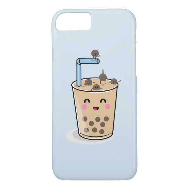 TauchensBoba Perlen-Tee-Telefon-Kasten Case-Mate iPhone Hülle (Rückseite)
