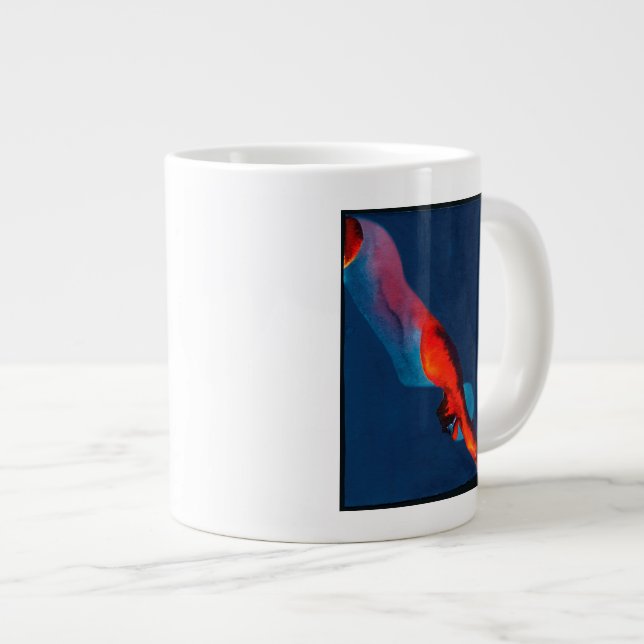 Taucher 2011 Jumbo-Tasse (Vorderseite Rechts)