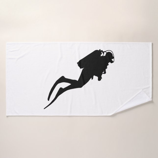 Taucher Badehandtuch (Badehandtuch)