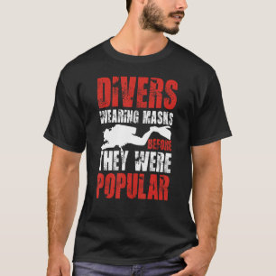 Taucher, die Masken tragen, bevor sie Popular Scub T-Shirt