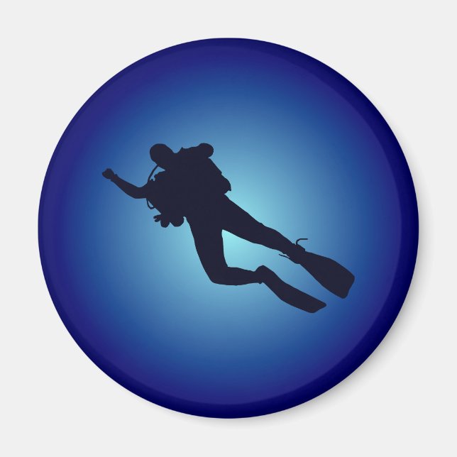 Taucher diver magnet (Vorne)