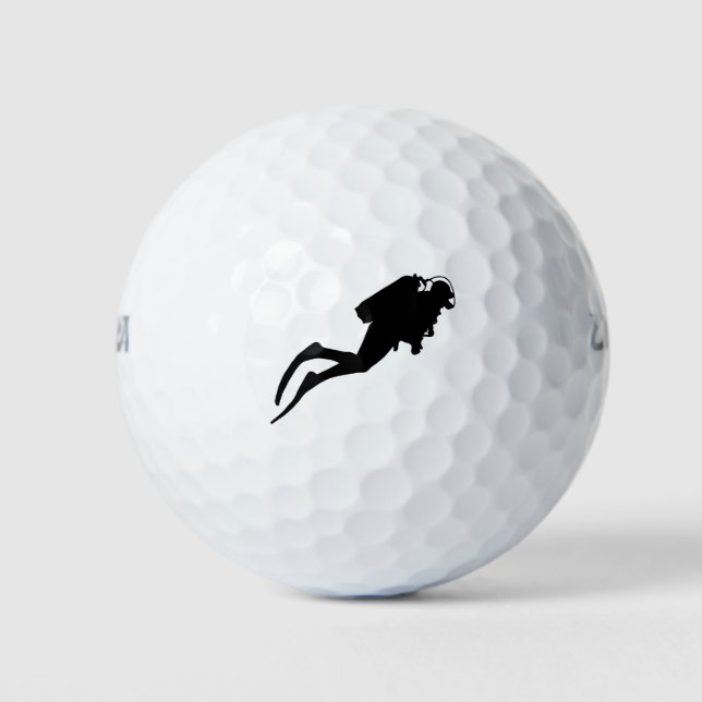 Taucher Golfball (Vorderseite)
