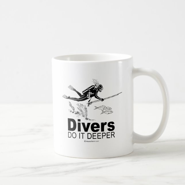 Taucher Kaffeetasse (Rechts)