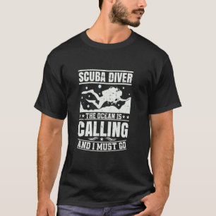 Taucher Männer Frauen Tauchen T-Shirt