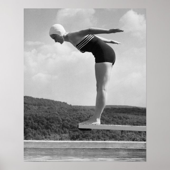 Taucher Poster (Vorne)