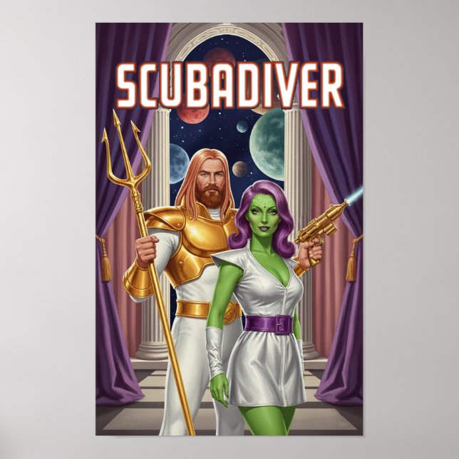 Taucher Poster (Vorne)