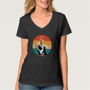 Taucher Sport Hobby Tauchen Hai Retro Schnorcheln T-Shirt