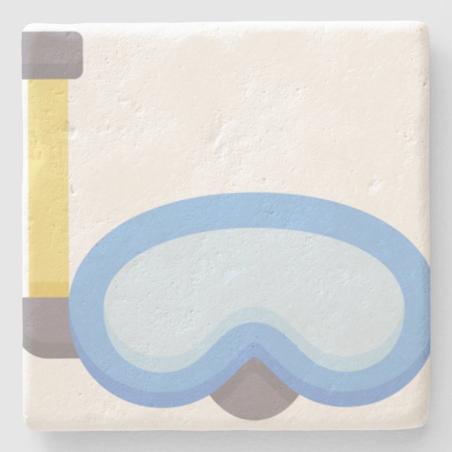 Taucher Steinuntersetzer (Vorderseite)