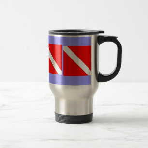 TAUCHER-UNTEN KAFFEETASSE - groß für Reise!