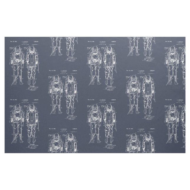 Taucher unten! Plan Stoff (Fat Quarter (45,7 x 55,9 cm))