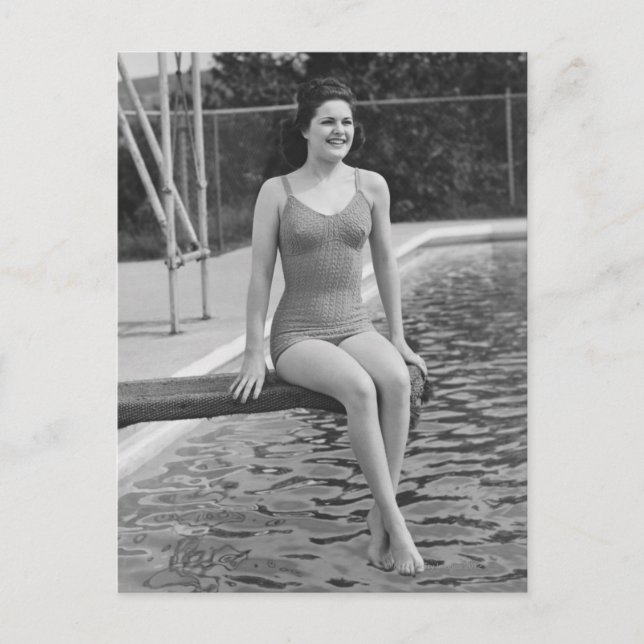 Taucherboard Postkarte (Vorderseite)