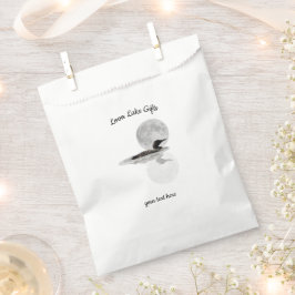Tauchervogel unter Vollmond Geschenktütchen