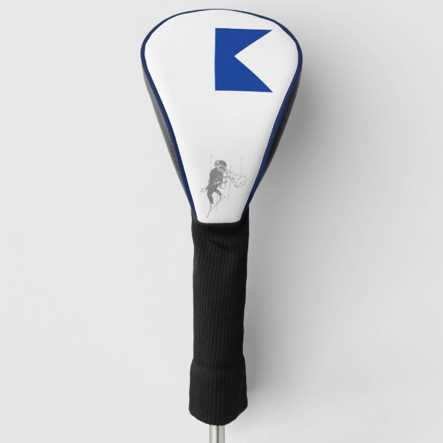 Tauchfahrer Golf Headcover (Vorderseite)