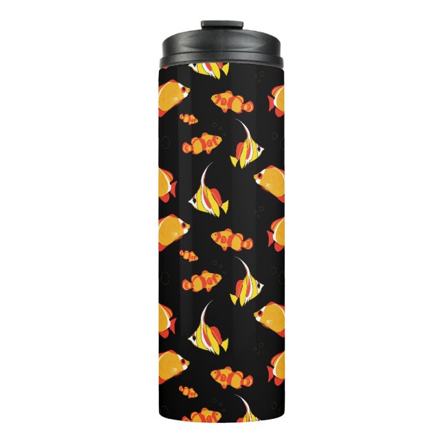 Tauchfischmuster Thermosbecher (Vorderseite)