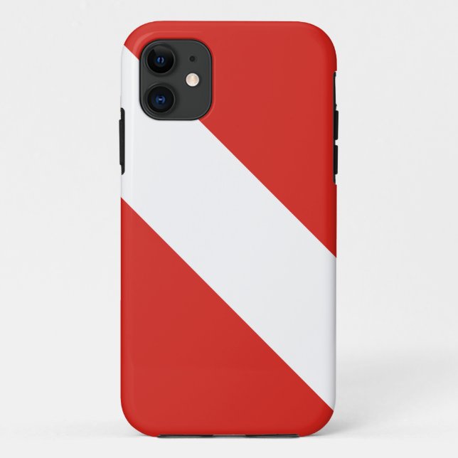 Tauchflagge Case-Mate iPhone Hülle (Rückseite)